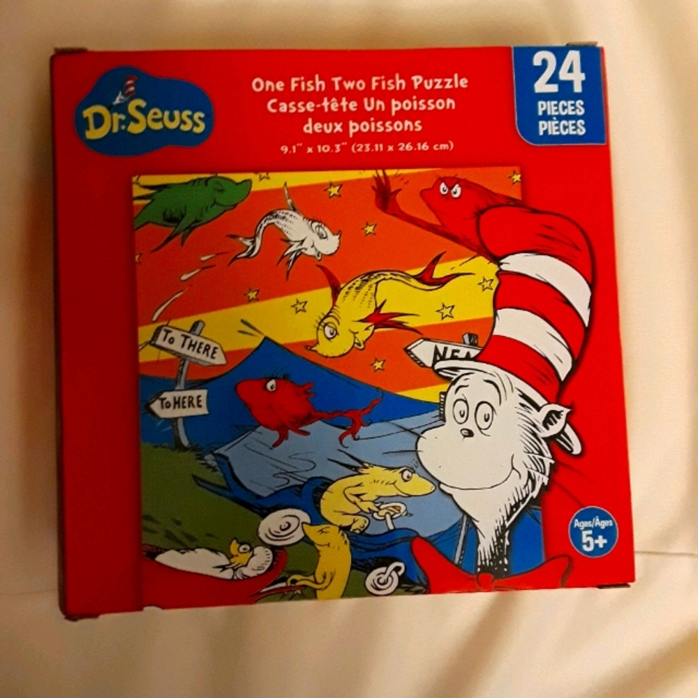 Dr. Seuss One Fish Two Fish puzzle